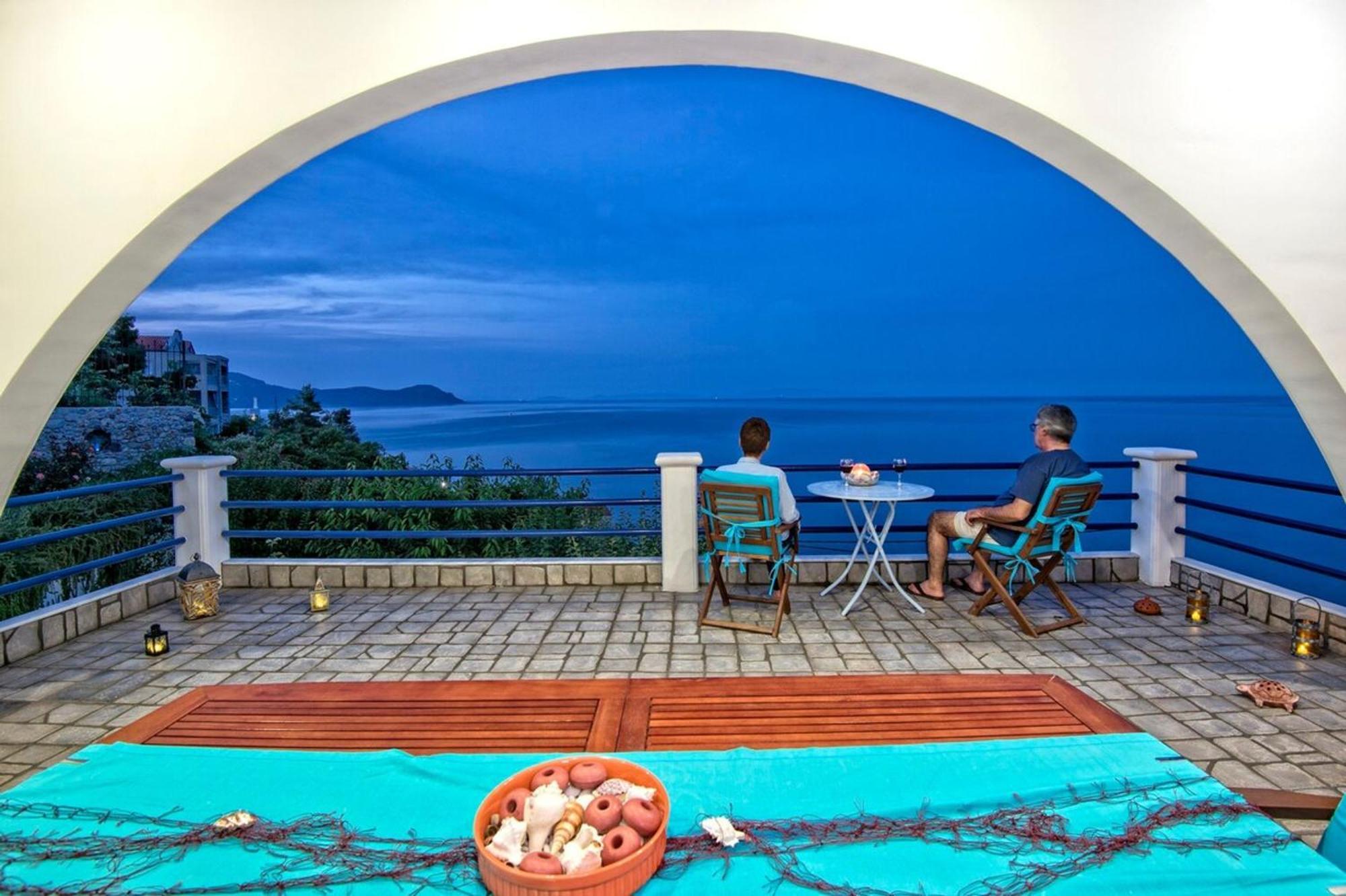 Blue Dream Seaside Villa With Superb Sea Views キミ エクステリア 写真